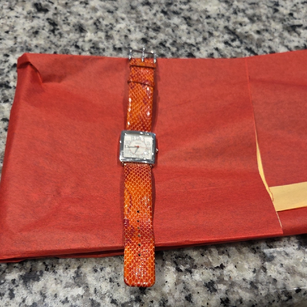 Gruen Watch Leather Band Great Accent Piece